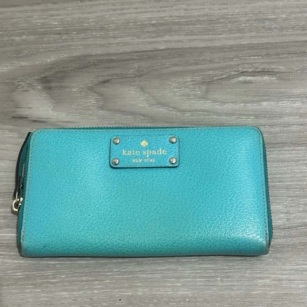 Kate Spade Aqua Blue Wallet
